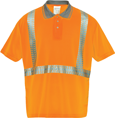 Breathable hi vis hot sale polo shirts